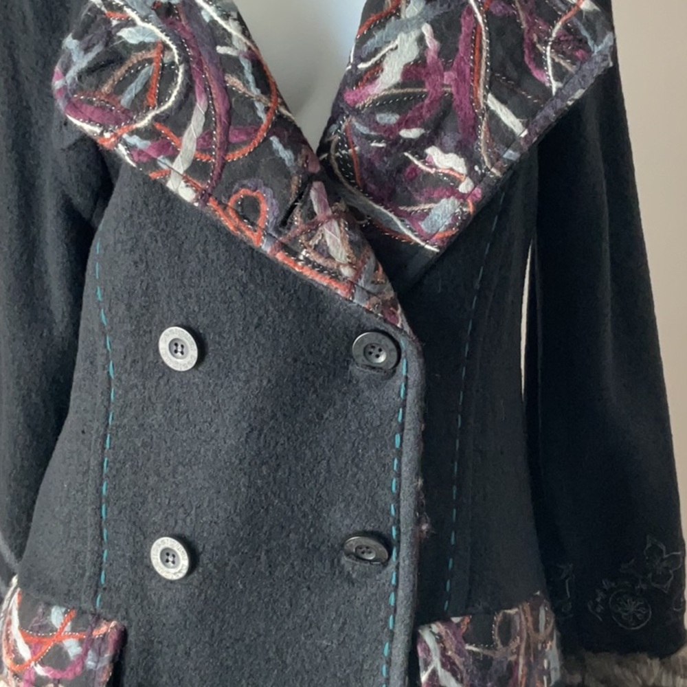 Desigual Dream The Future Coat - Picture 10 of 16